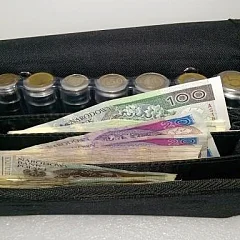 Saszetka na pieniądze, biodrówka, COIN DISPENSER